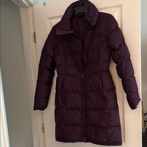 Women's Purple Puffer Coat